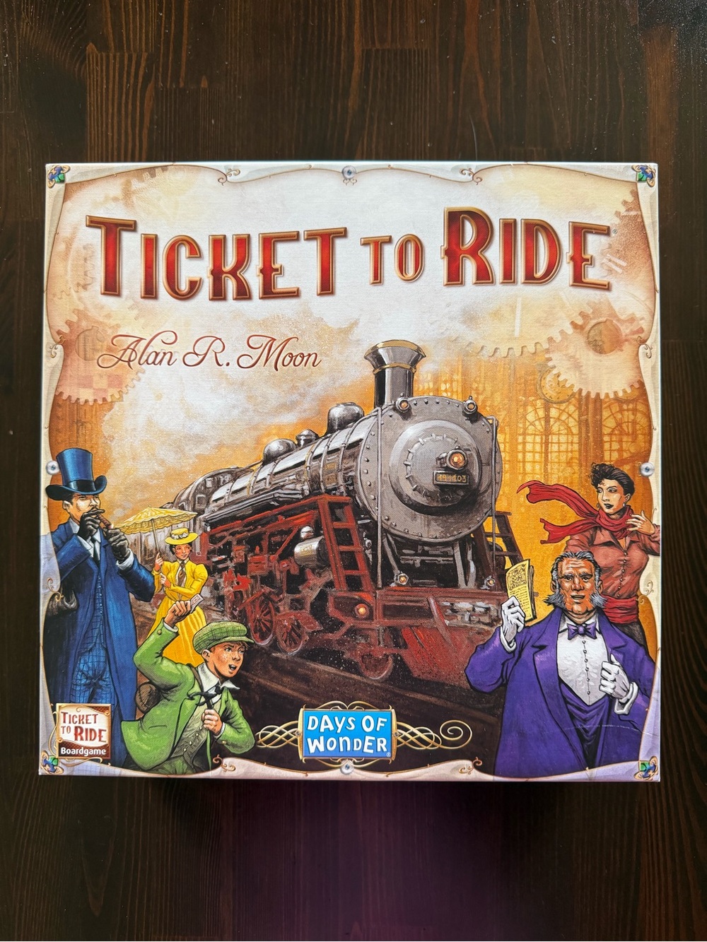 Ticket to Ride board game Alan R Moon Days of Wonder LOOKS NEW - 100% COMPLETE